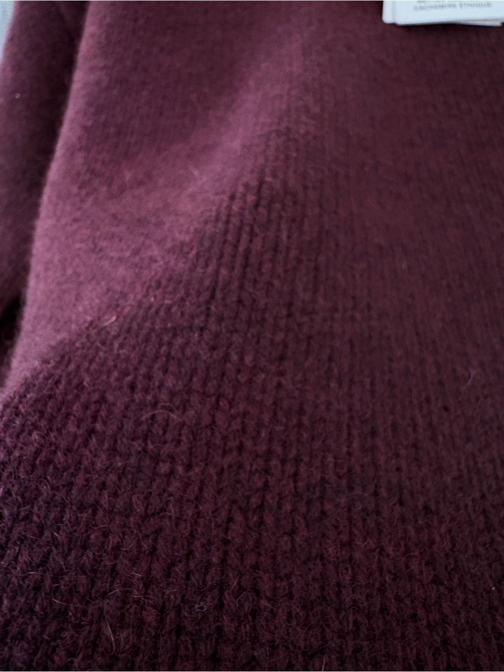 NWT COS Cashmere Cowl Neck Sweater in Deep Plum Melange - Picture 8 of 8